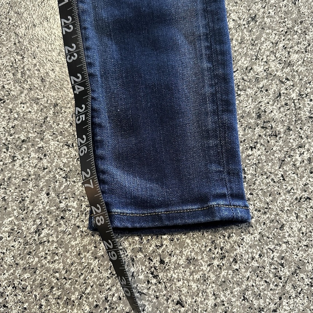 Hudson Jeans Womens 24x28 Nico Super Skinny Mid Rise Dark Wash Denim Distressed - Picture 10 of 10